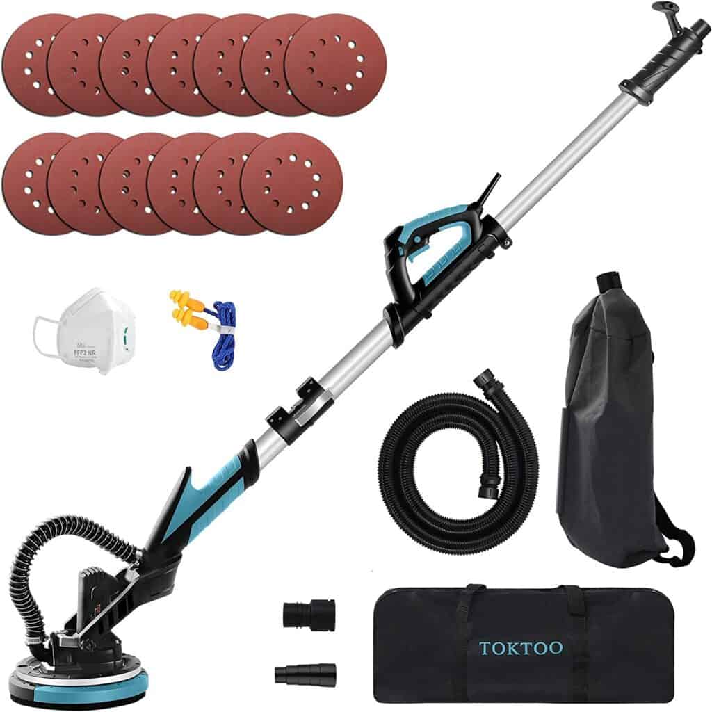 Toktoo Drywall Sander me sistem automatik vakumi