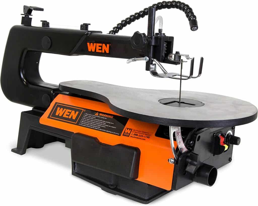 WEN 3921 16-inch duae directio variabilis celeritatis Scroll Saw