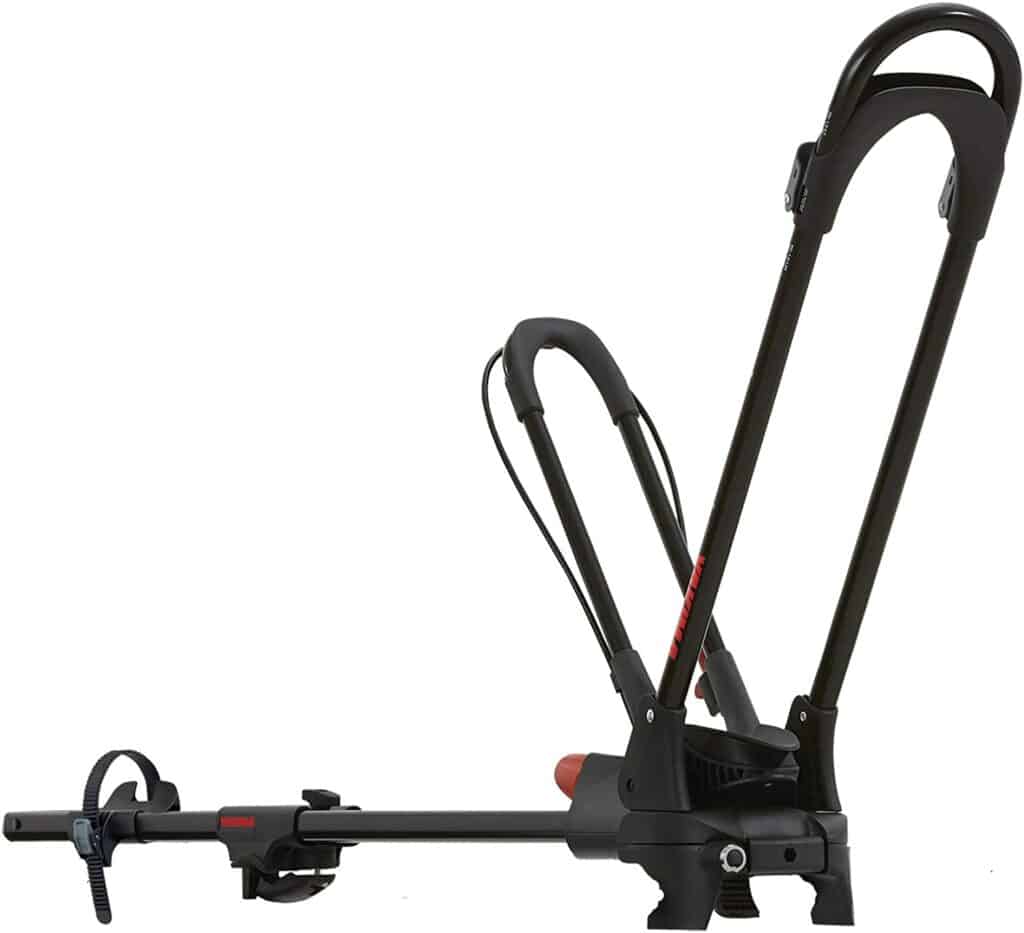 Portabicicletas vertical Yakima FrontLoader con montaje en rueda para portaequipajes de techo