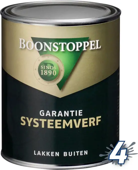 Boostoppel verf