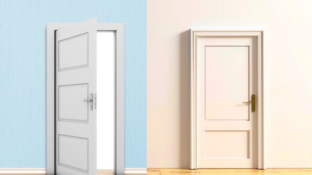 Flush door vs rebated door