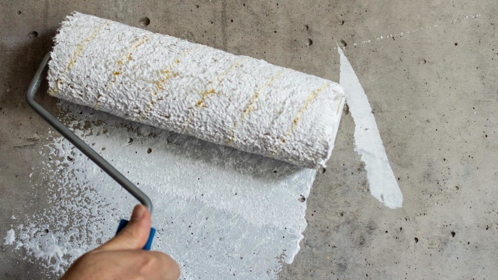How to paint concrete plex