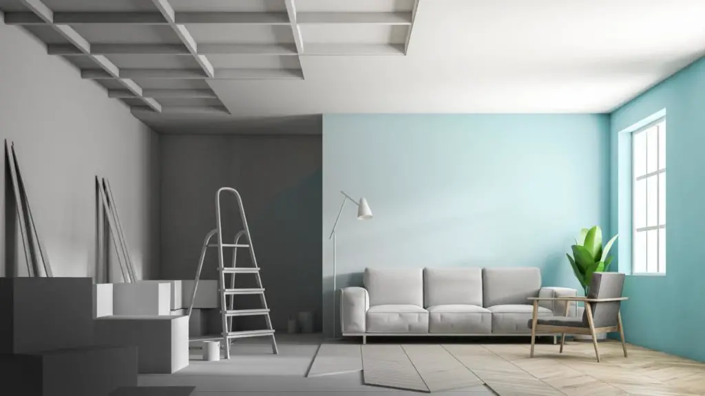 How to paint the walls inside the house