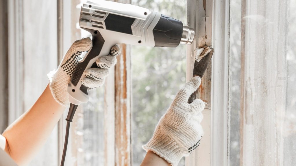 How to remove paint with an air gun