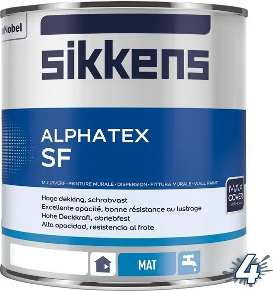 Sikkens Alphatex SF: اسکرب مزاحم اور بو کے بغیر