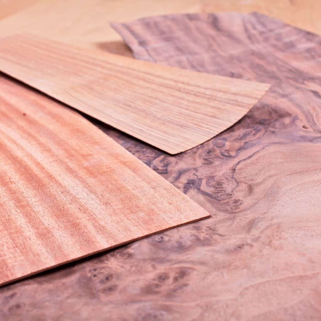 What is wood veneer